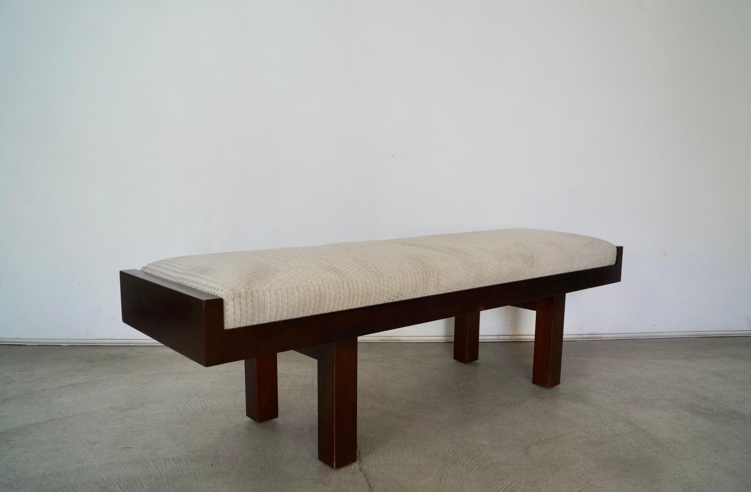 Postmodern Baker Furniture Bench 2