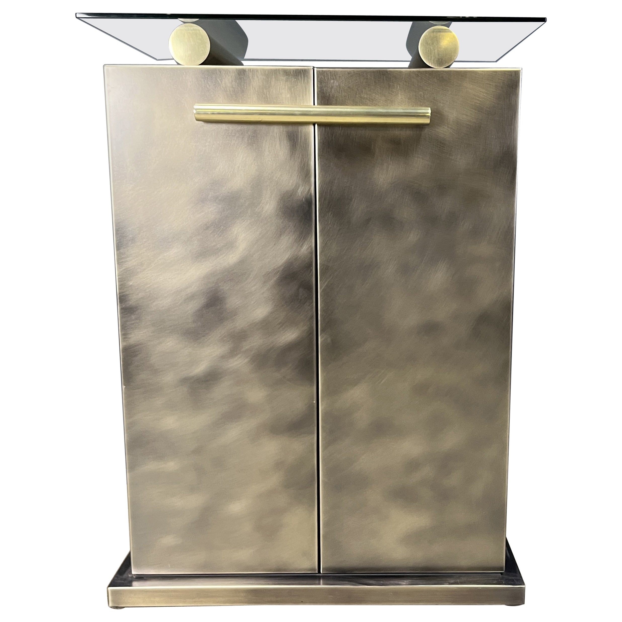 Meuble de bar postmoderne de Belgochrom, années 1980 en vente