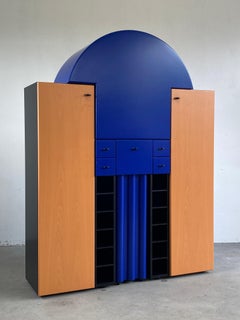 Postmodern Bar Cabinet 'Duo-Bar' by Peter Maly for Interlübke, 1980s Germany