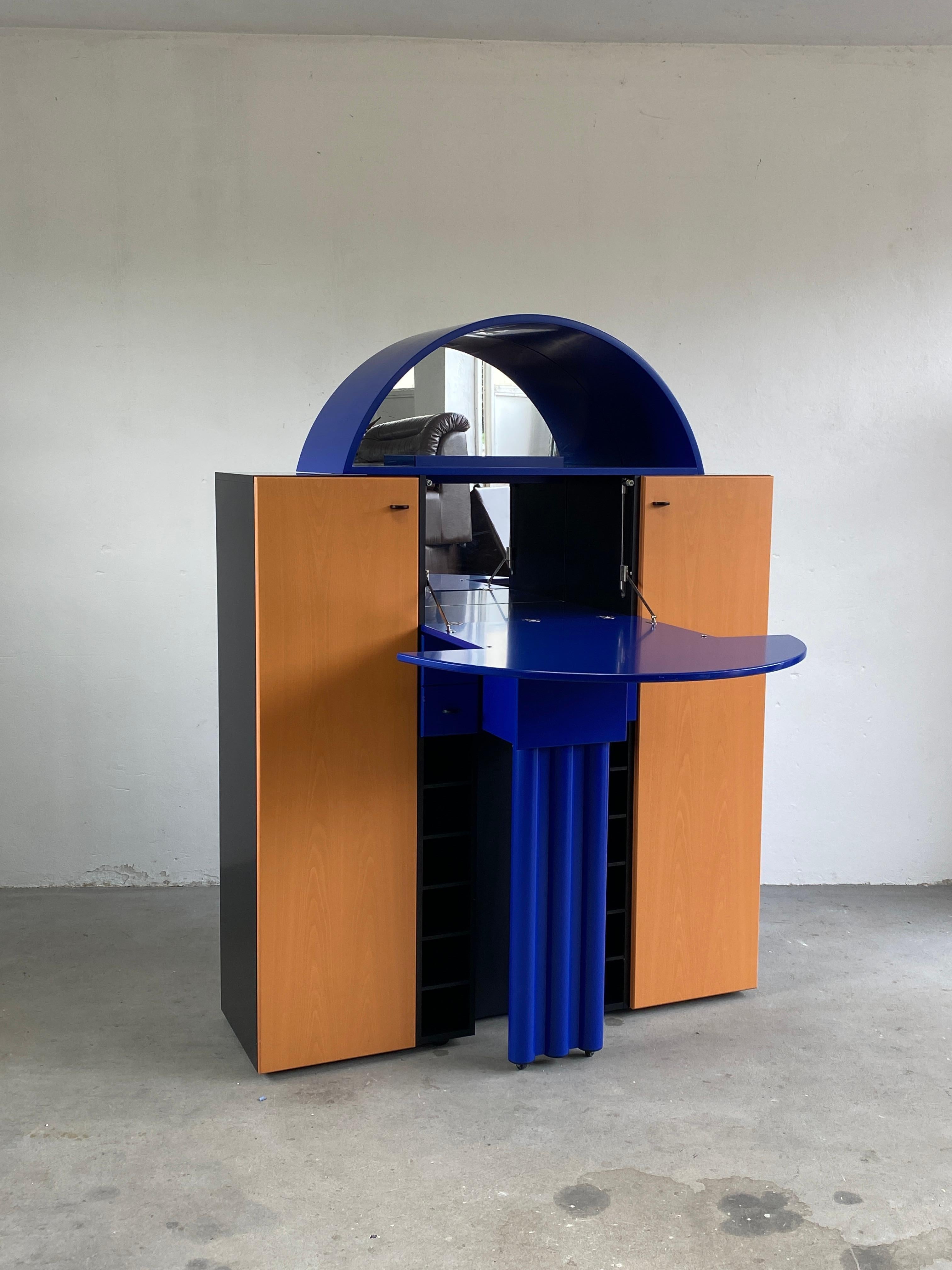 Late 20th Century Postmodern Bar Cabinet 'Duo-Bar' by Peter Maly for Interlübke, 1980s Germany 