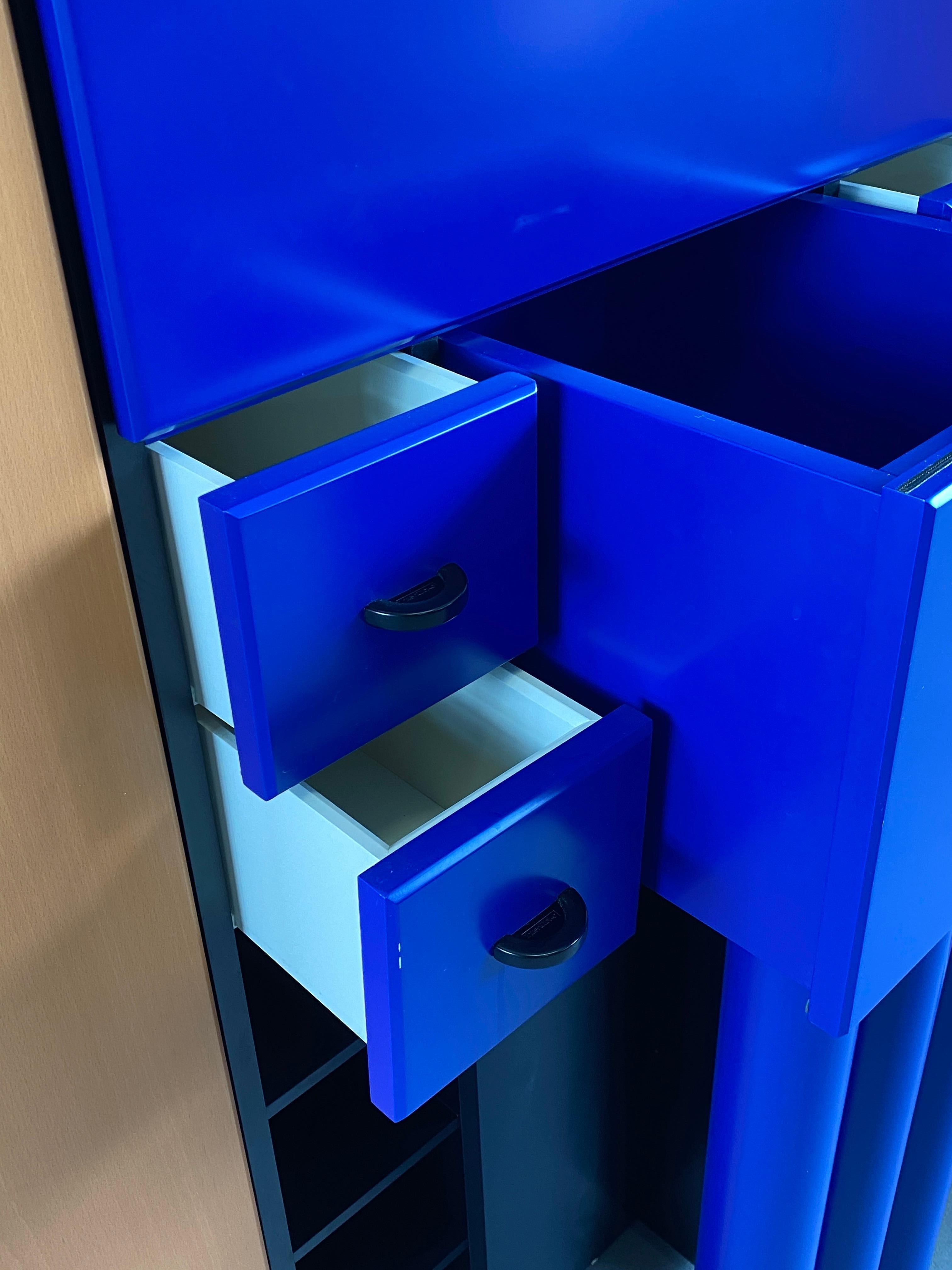 Postmodern Bar Cabinet 'Duo-Bar' by Peter Maly for Interlübke, 1980s Germany 3