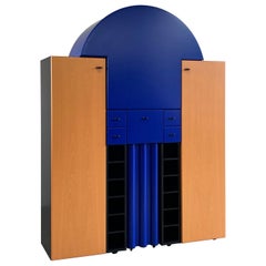 Postmodern Bar Cabinet 'Duo-Bar' by Peter Maly for Interlübke, 1980s Germany