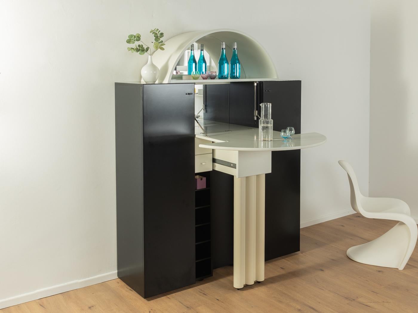Mueble bar postmoderno, Peter Maly para Interlübke Alemán en venta