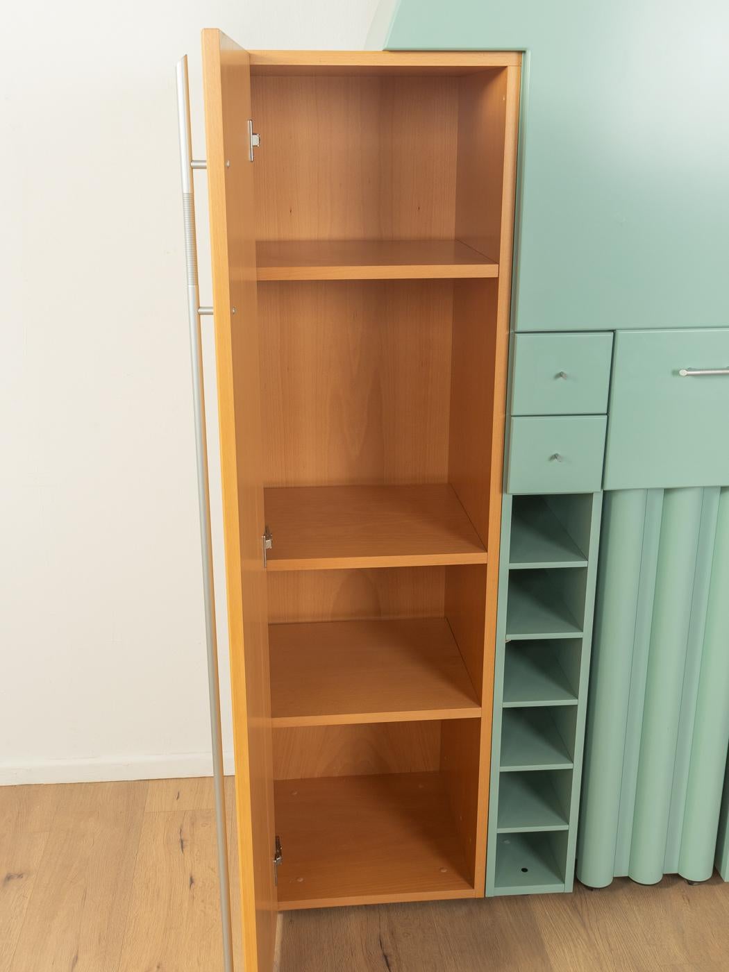 German Postmodern bar cabinet, Peter Maly for interlübke For Sale