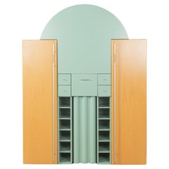 Postmodern bar cabinet, Peter Maly for interlübke