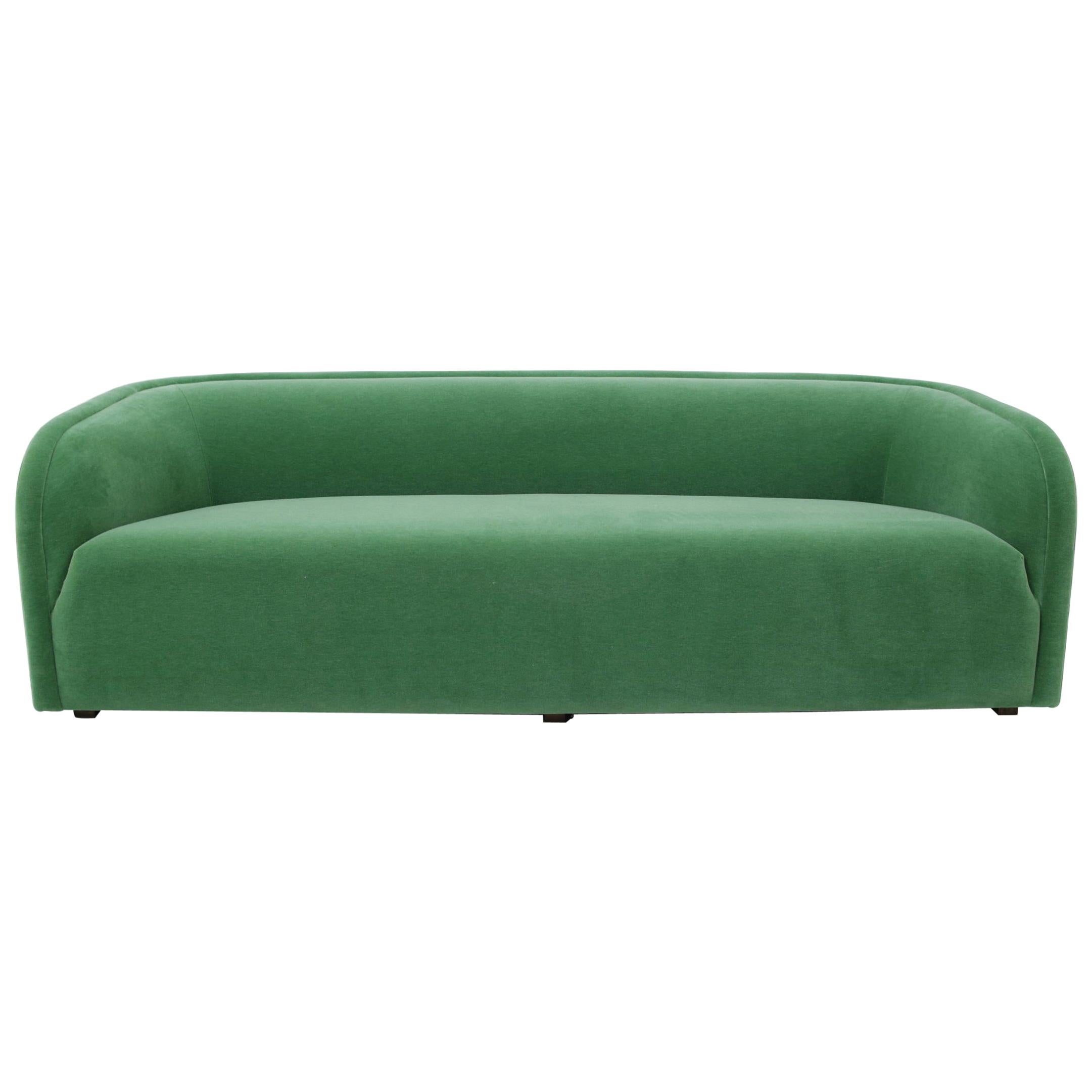 Postmodern Barrel Back Sofa