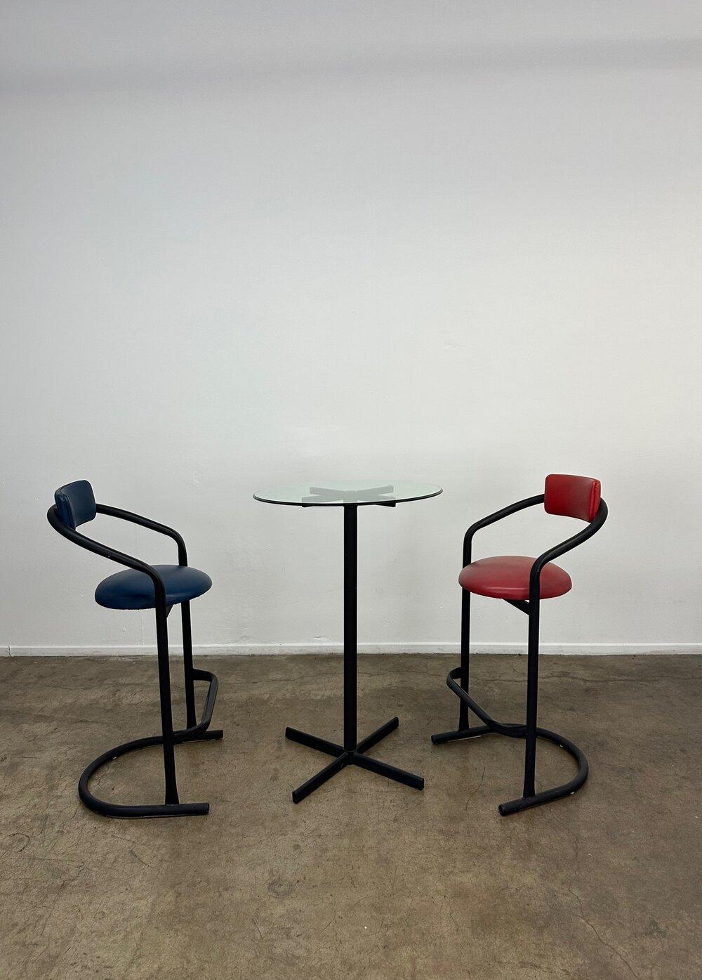 Postmodern Barstool Set For Sale 6