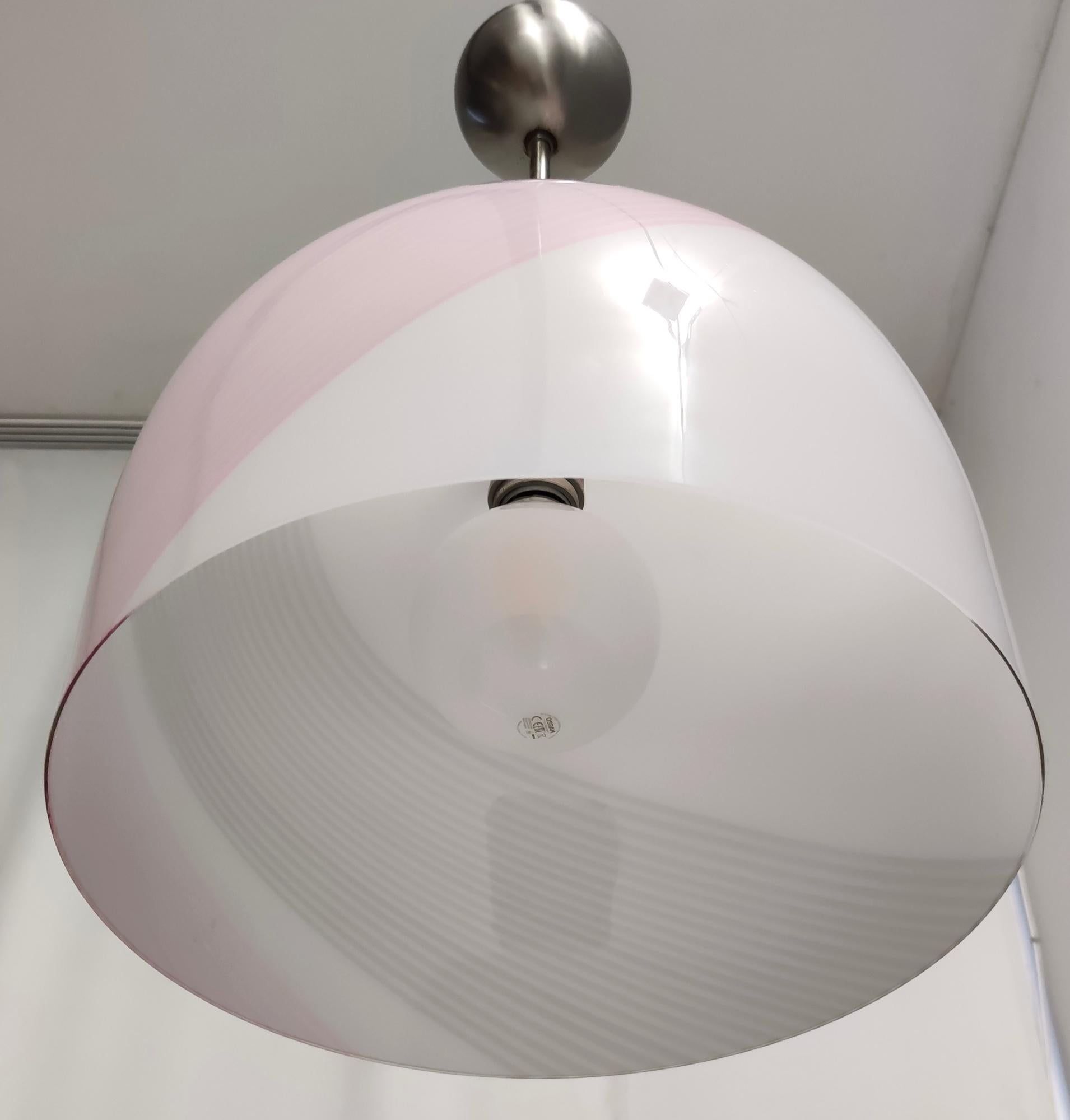 Late 20th Century Postmodern Bell-Shaped Murano Glass Pendant by Lino Tagliapietra for La Murrina For Sale