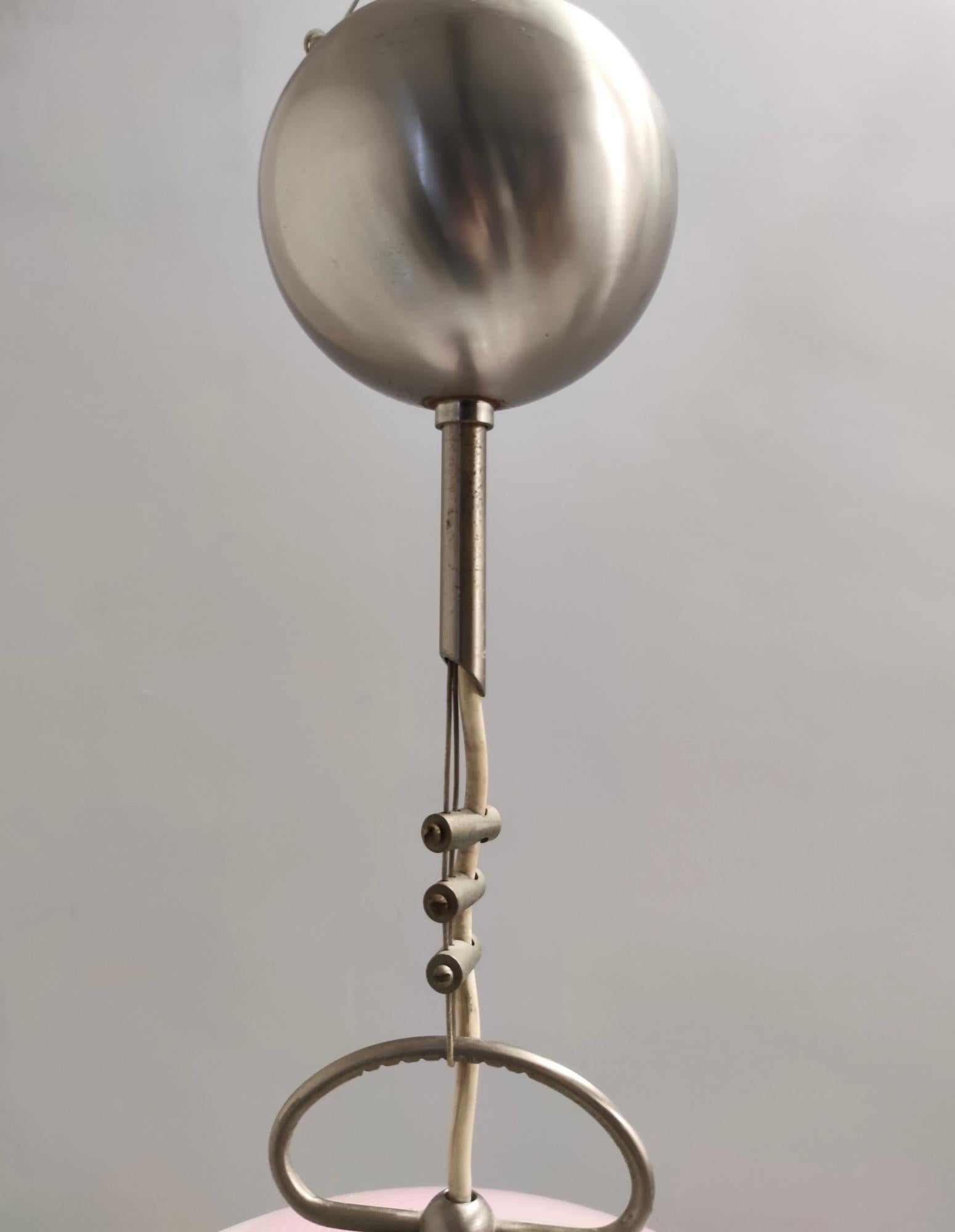 Postmodern Bell-Shaped Murano Glass Pendant by Lino Tagliapietra for La Murrina In Excellent Condition For Sale In Bresso, Lombardy
