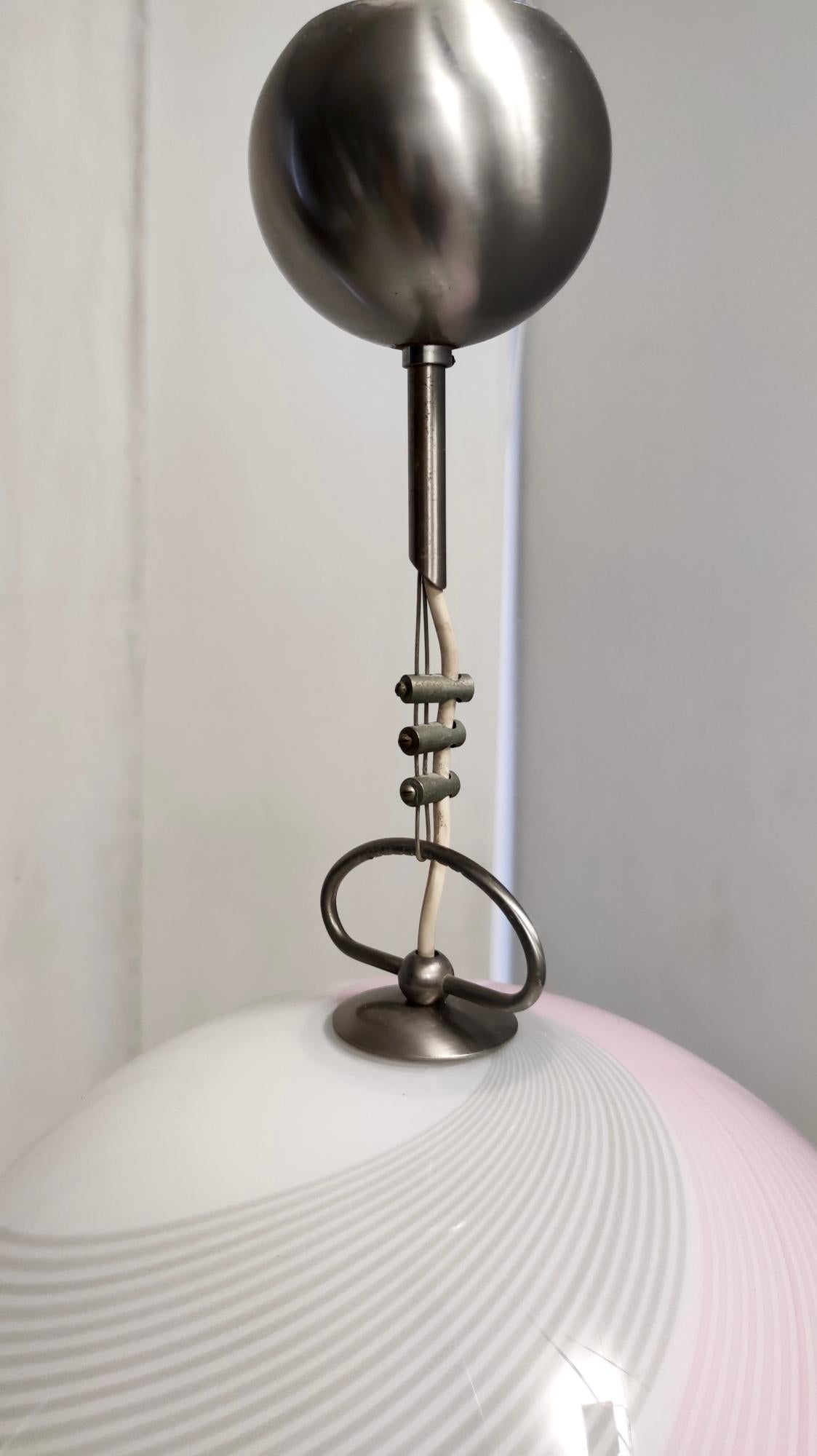 Late 20th Century Postmodern Bell-Shaped Murano Glass Pendant by Lino Tagliapietra for La Murrina For Sale