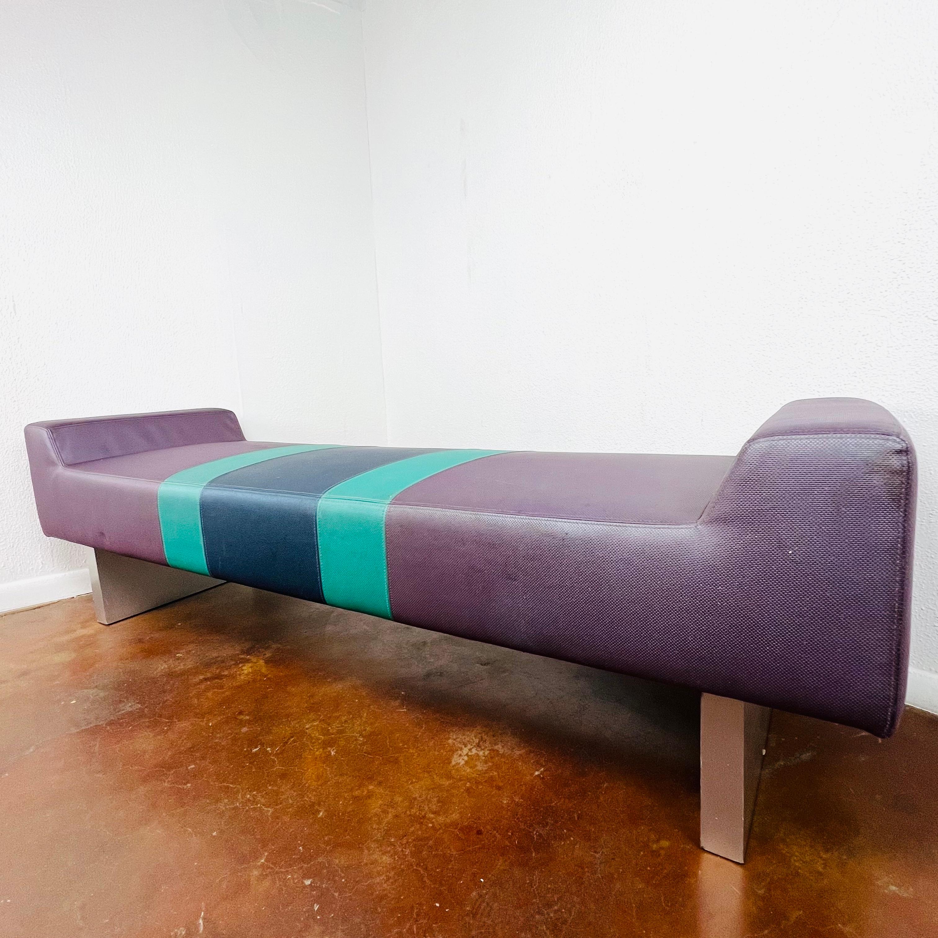 Postmodern Bench in the Style of the Memphis Group 5