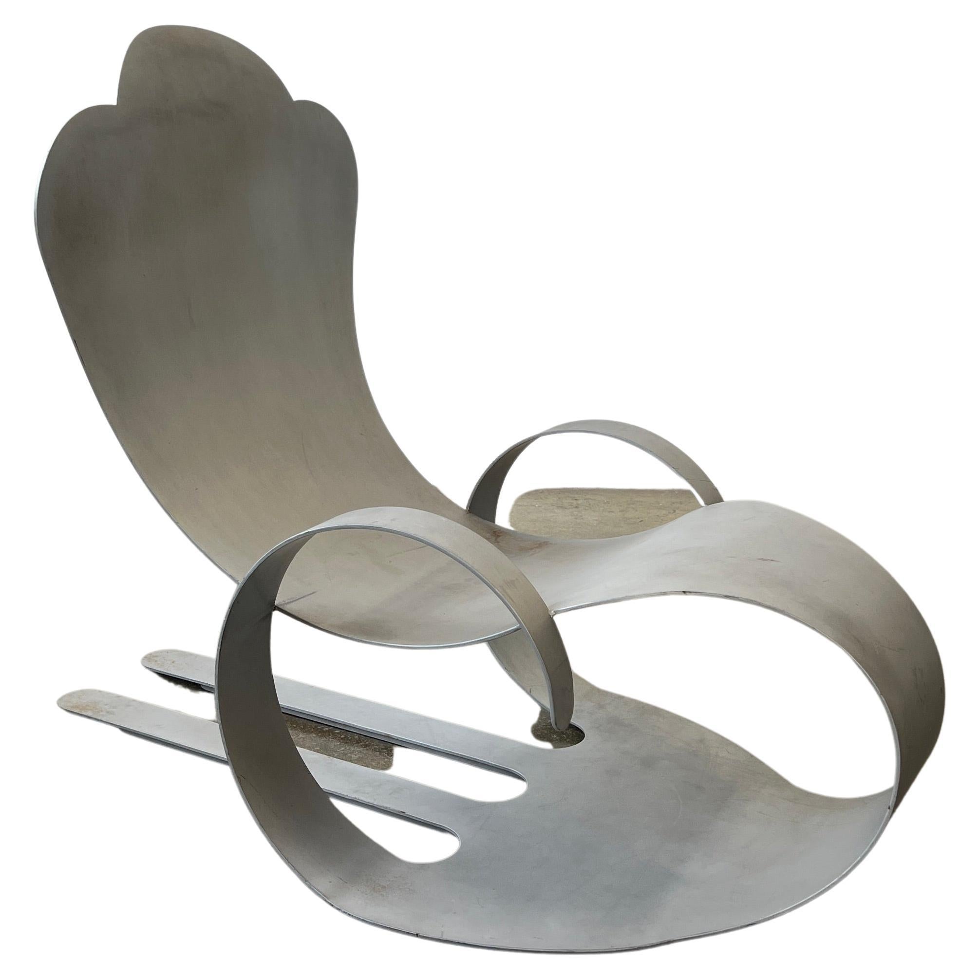 Postmodern Bent Fork Chair For Sale