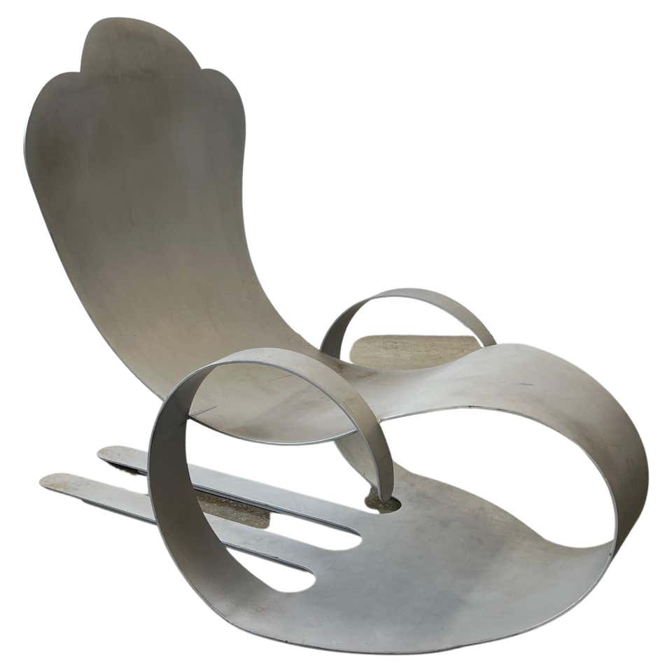 Postmodern Rocking Chair Italian Postmodern Chair at 1stDibs