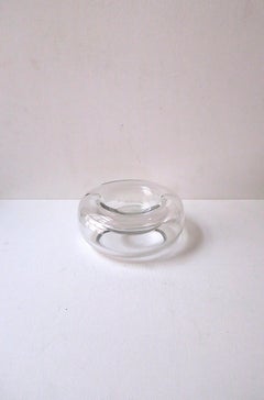 Posacenere in vetro piegato postmoderno, anni '90