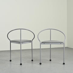 Postmodern Bermuda Pair Of  Chairs By Carlos Miret circa 1986