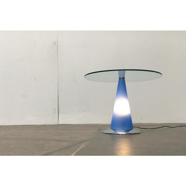 Post-Modern Postmodern Birillo Side Table and Floor Lamp by Parisotto for Fontana Arte, 80s For Sale