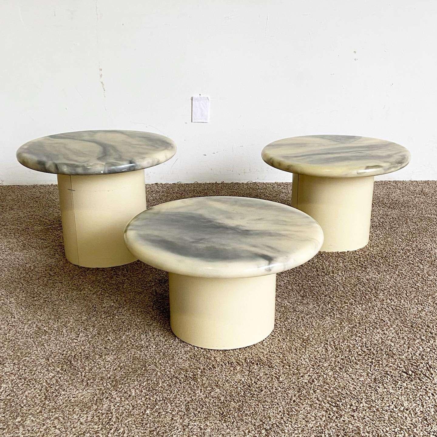 black mushroom side table