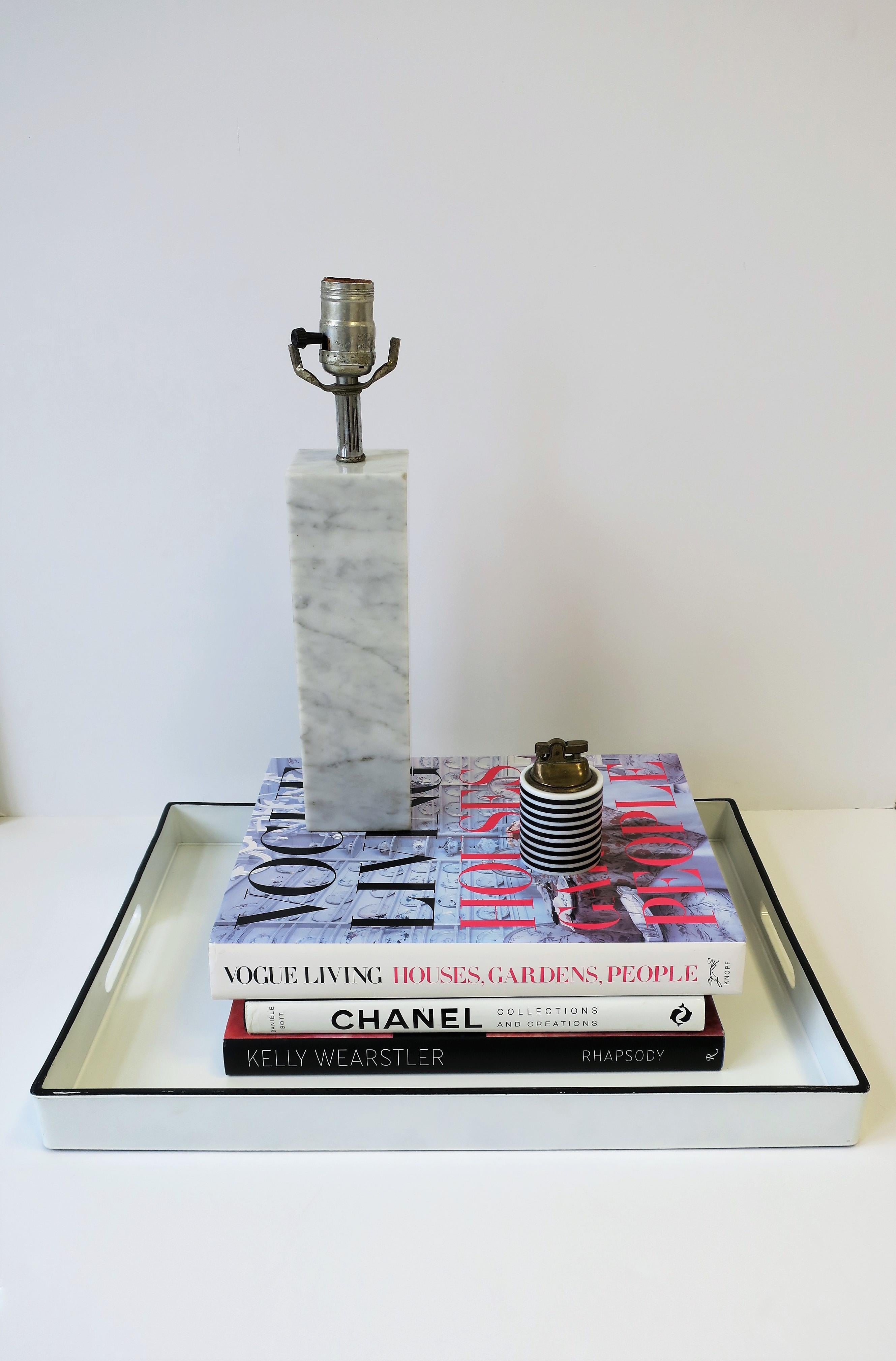 Brass Postmodern Black and White Acrylic Lighter