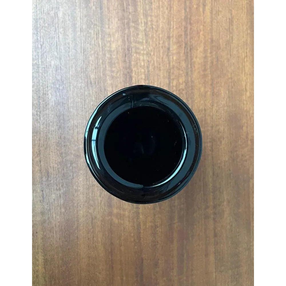 Vaso postmoderno in vetro artistico nero di Hans Jürgen Richartz, anni '80 in vendita 5