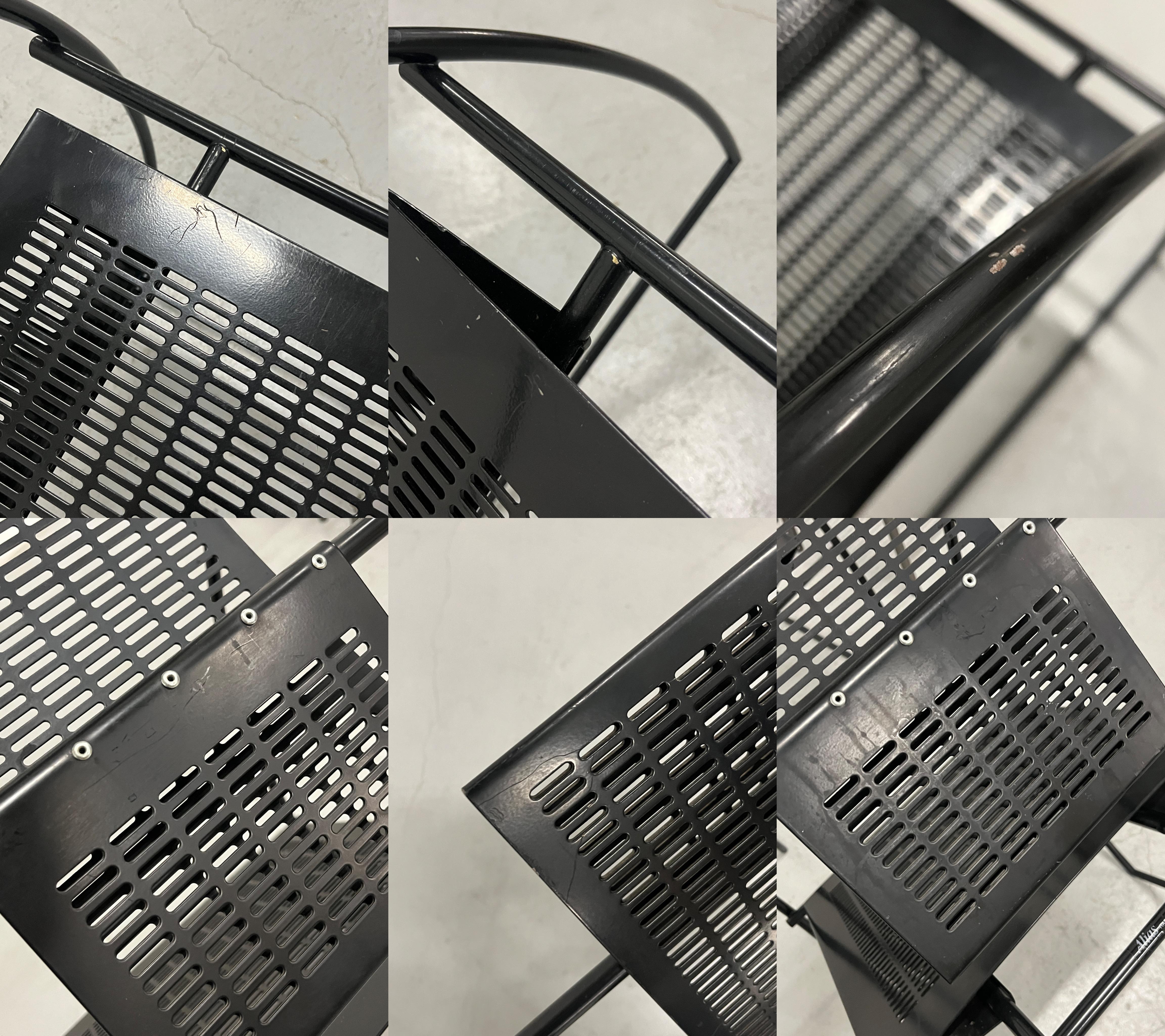Fauteuil postmoderne noir 
