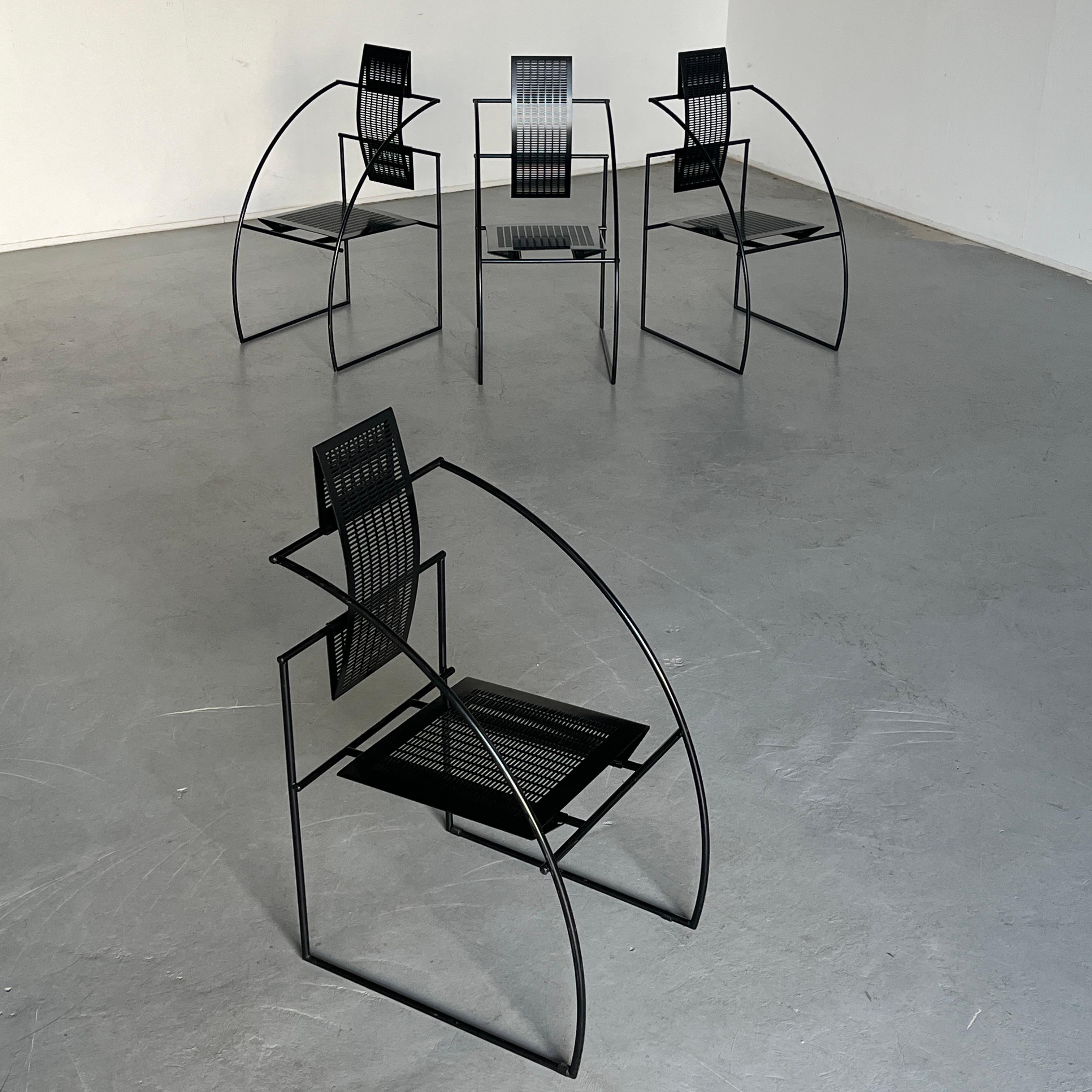 Postmoderne Fauteuil postmoderne noir 