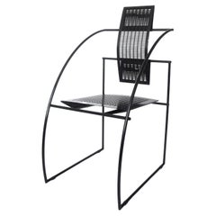 Postmodern Black Quinta Chair by Mario Botta for Alias, '1985'
