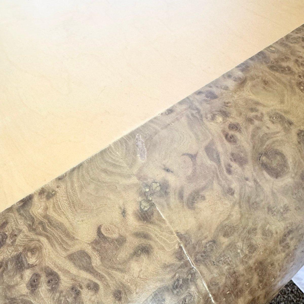 Credenza Postmoderna Rubio Cascada Con Acentos De Madera Burl en venta 5