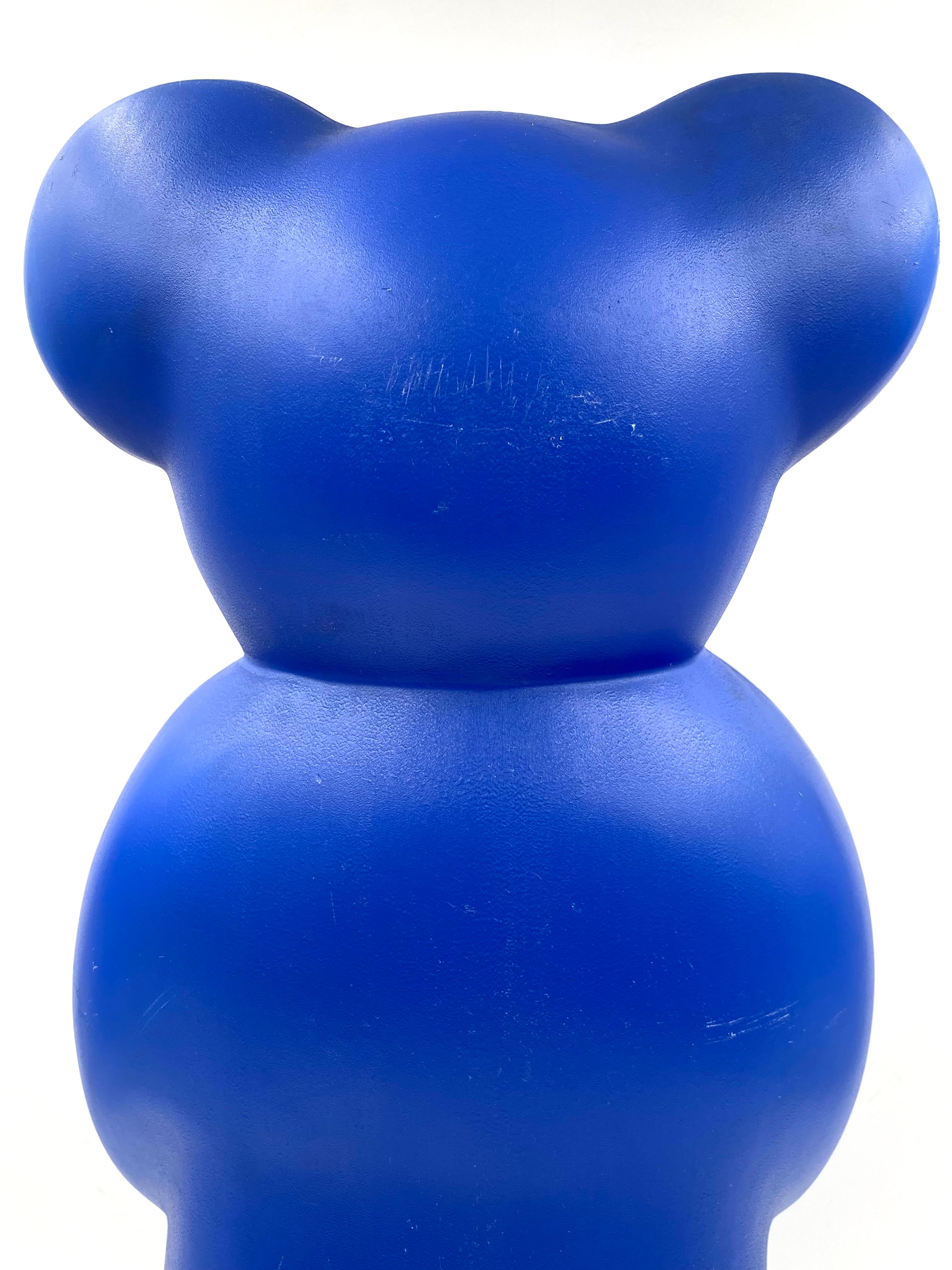 Postmodern Blue Bear Lamp, Heinz Klein for Elmar Flötotto, Germany, 1990s For Sale 11