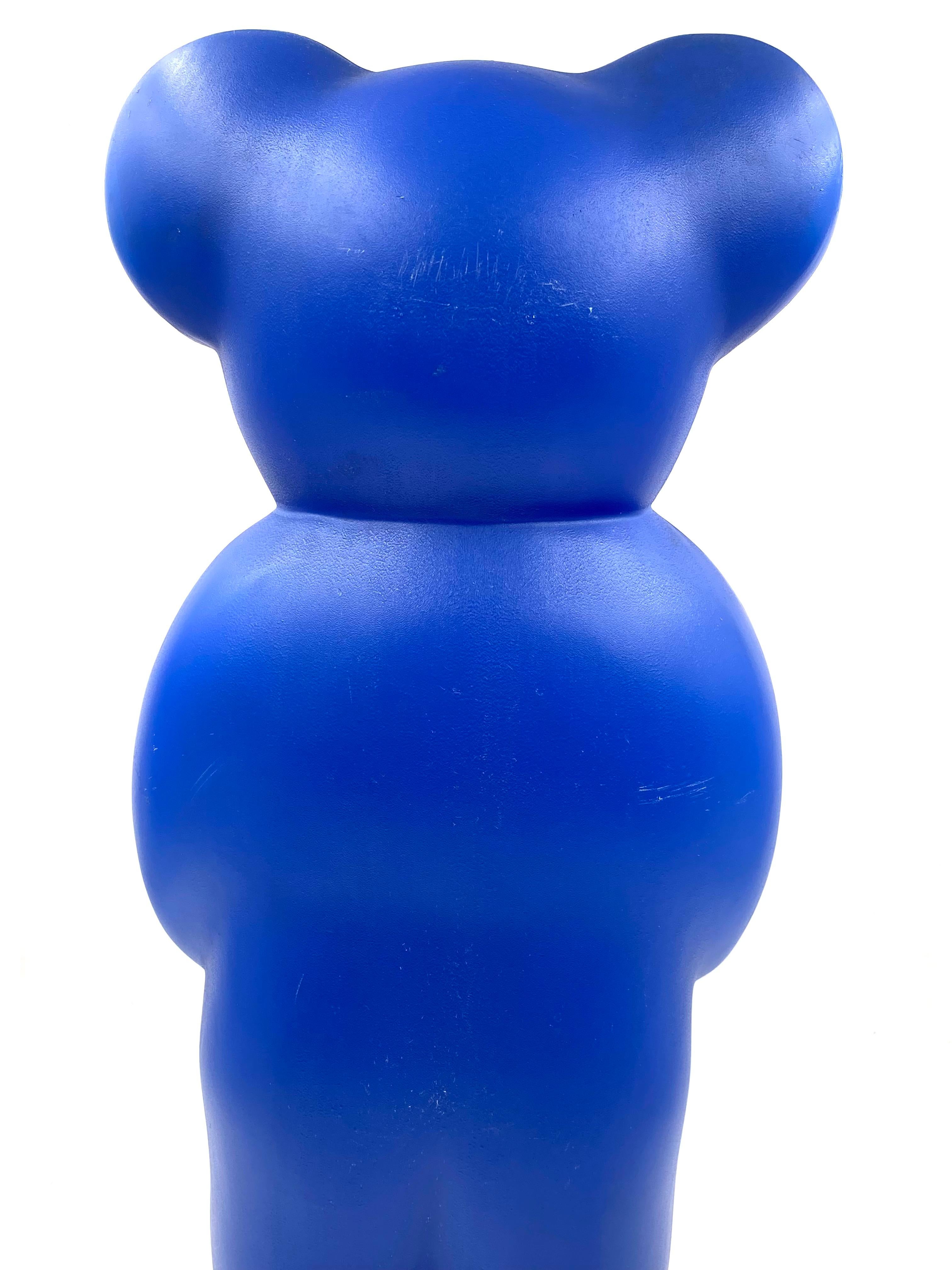 Postmodern Blue Bear Lamp, Heinz Klein for Elmar Flötotto, Germany, 1990s For Sale 12