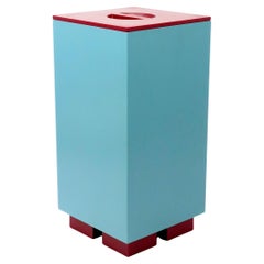 Postmodern Blue Euclid Storage Container by Michael Graves for Alessi