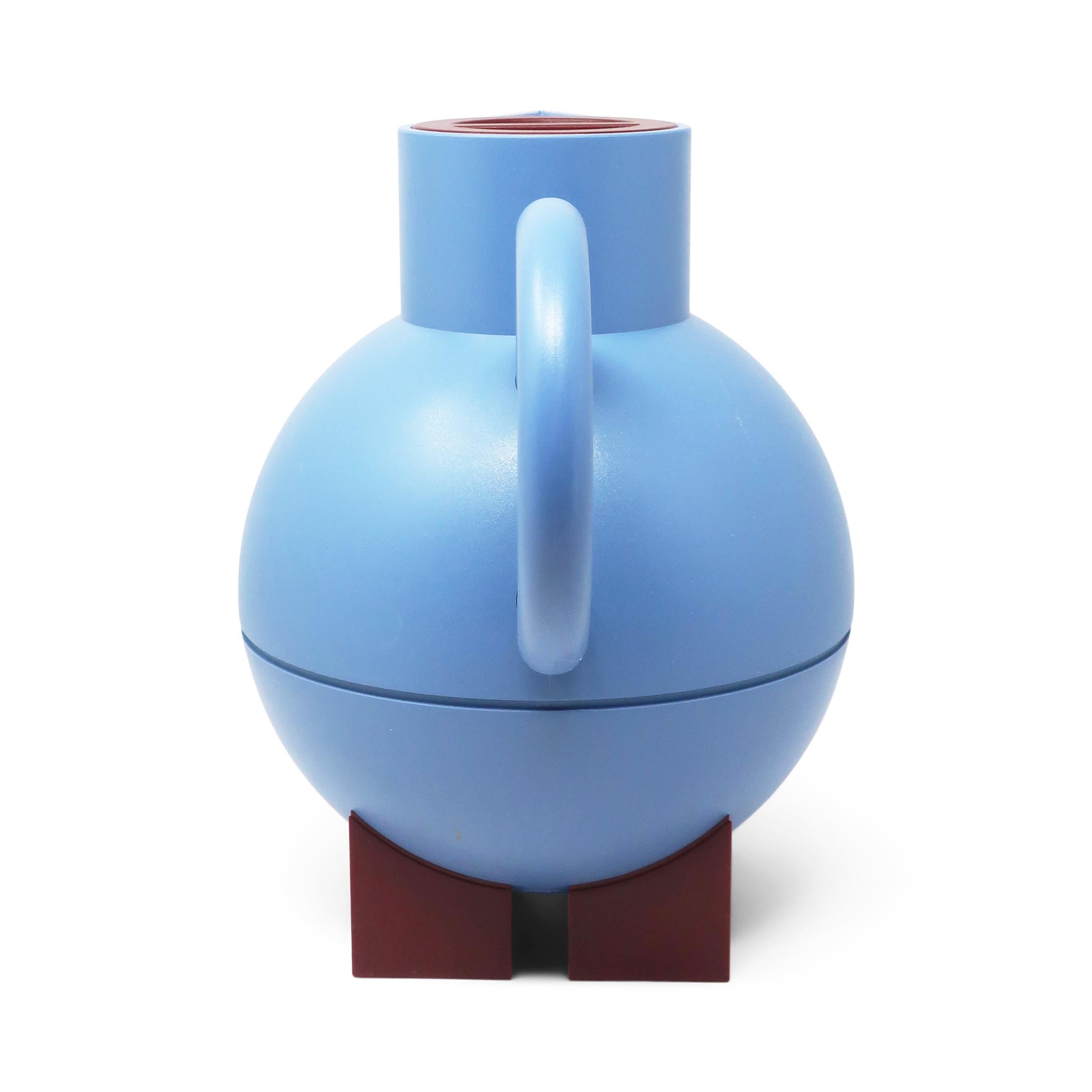 20th Century Postmodern Blue Euclid Thermos by Michael Graves for Alessi
