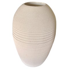 Postmodern Blush Corrugated Cardboard Lamp by Flute, Chicago