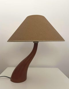 Paire de lampes de bureau postmodernes Bonsai en bois par Josep Llusca pour Blauet, années 1990