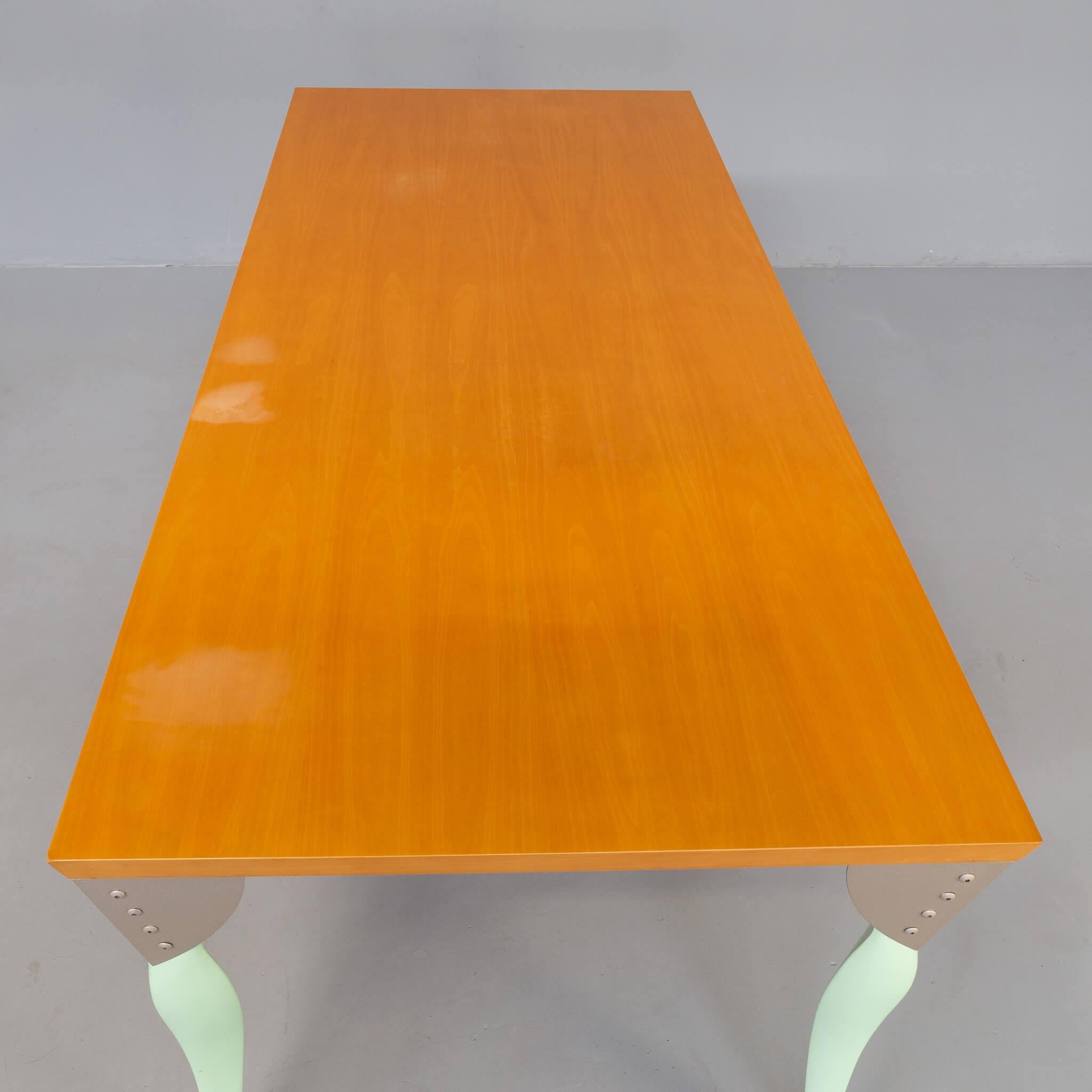 Metal Postmodern Borek Sipek dining table for Scarabas
