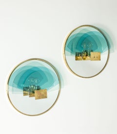 Postmodern Brass Wall Lamps By Hans-Agne Jakobsson, Markaryd, Sweden, 1980s