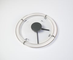 Postmodern BRAUN Model ABW-35 Wall Clock by Dietrich Lubs, Germany 1988