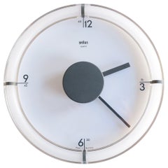 Horloge murale BRAUN Modèle ABW-35 de Dietrich Lubs, Allemagne 1988