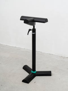 Postmodern "Brett" Stool by Paolo Parigi for Heron Parigi, 1980s