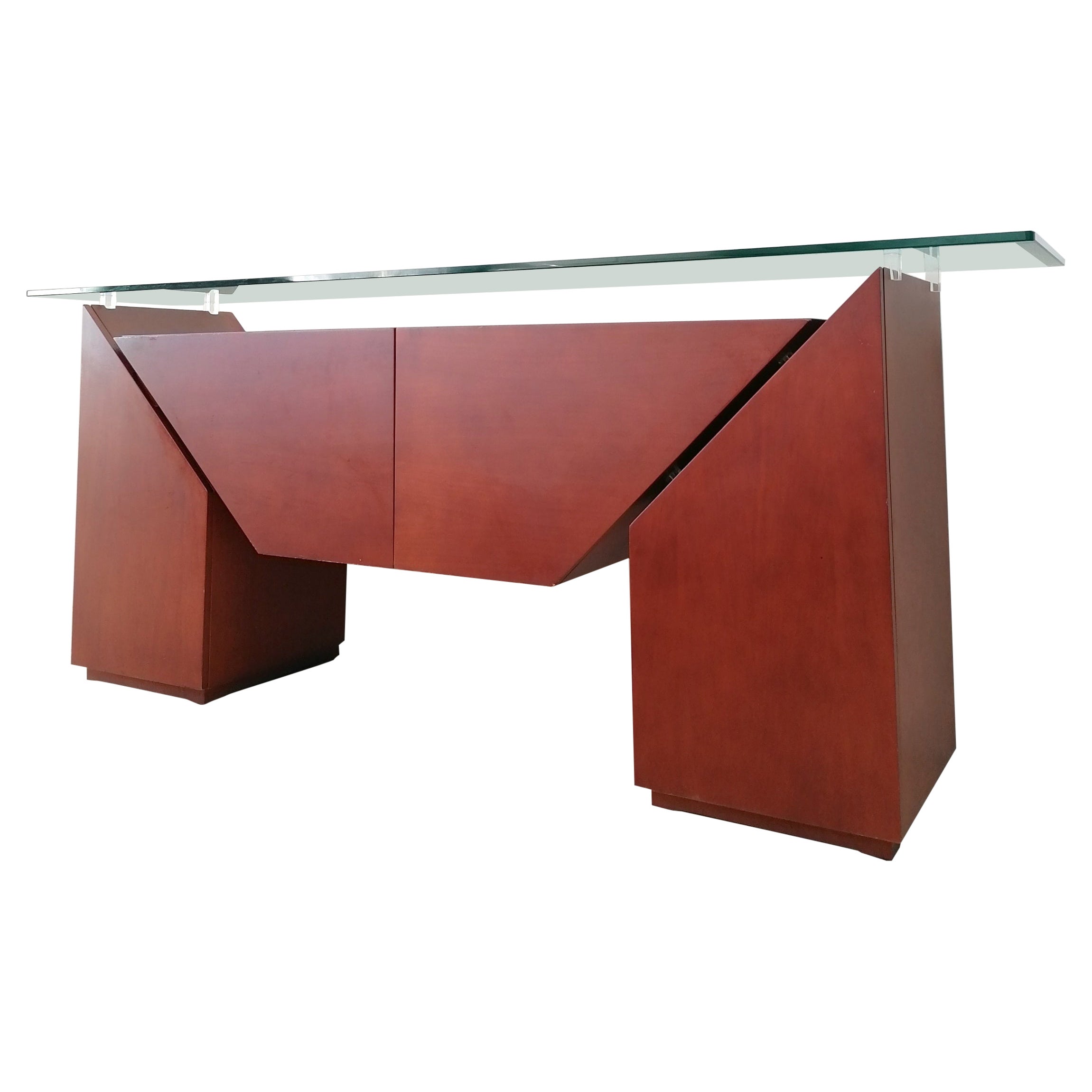 Postmodern 'Brooklyn' sideboard by Luigi Gorgoni for Roche Bobois, France 1980s