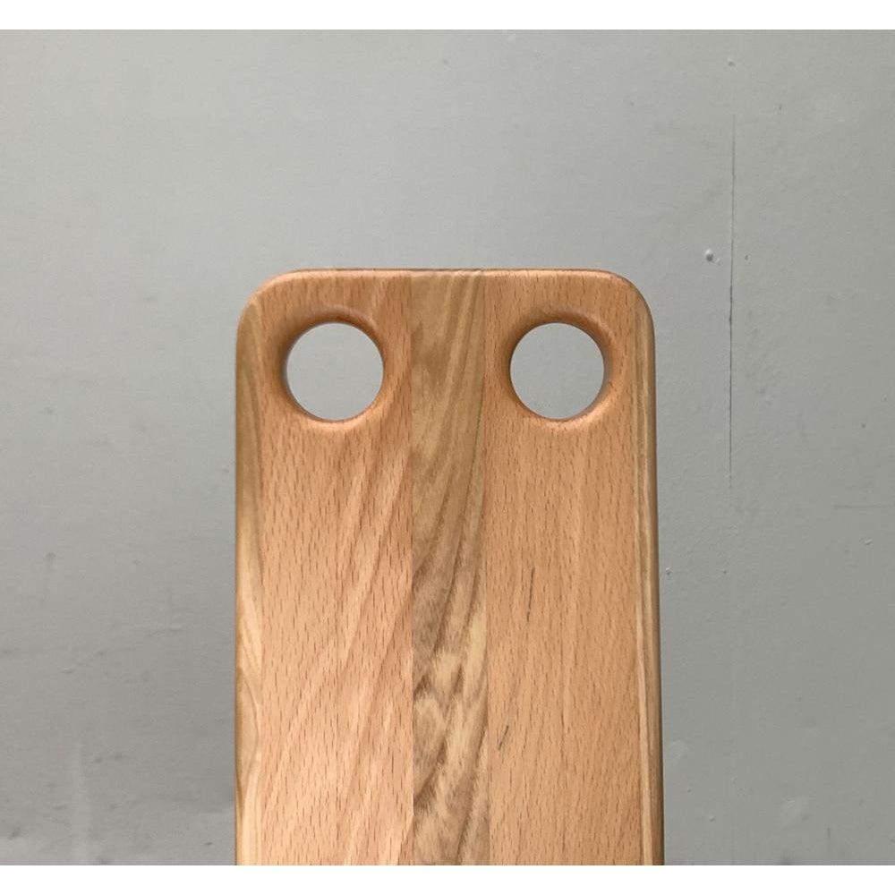 Postmodern Brutalist Wooden Children Chair, 1990s For Sale 6