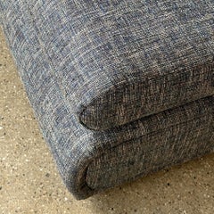 Postmodern Bullnose Chaise by Carson’s of High Point in Pierre Frey Wool