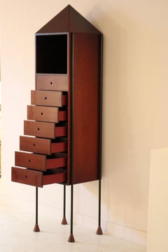 Postmodern Cabinet in the Manner of Philippe Starck, France, 1980s