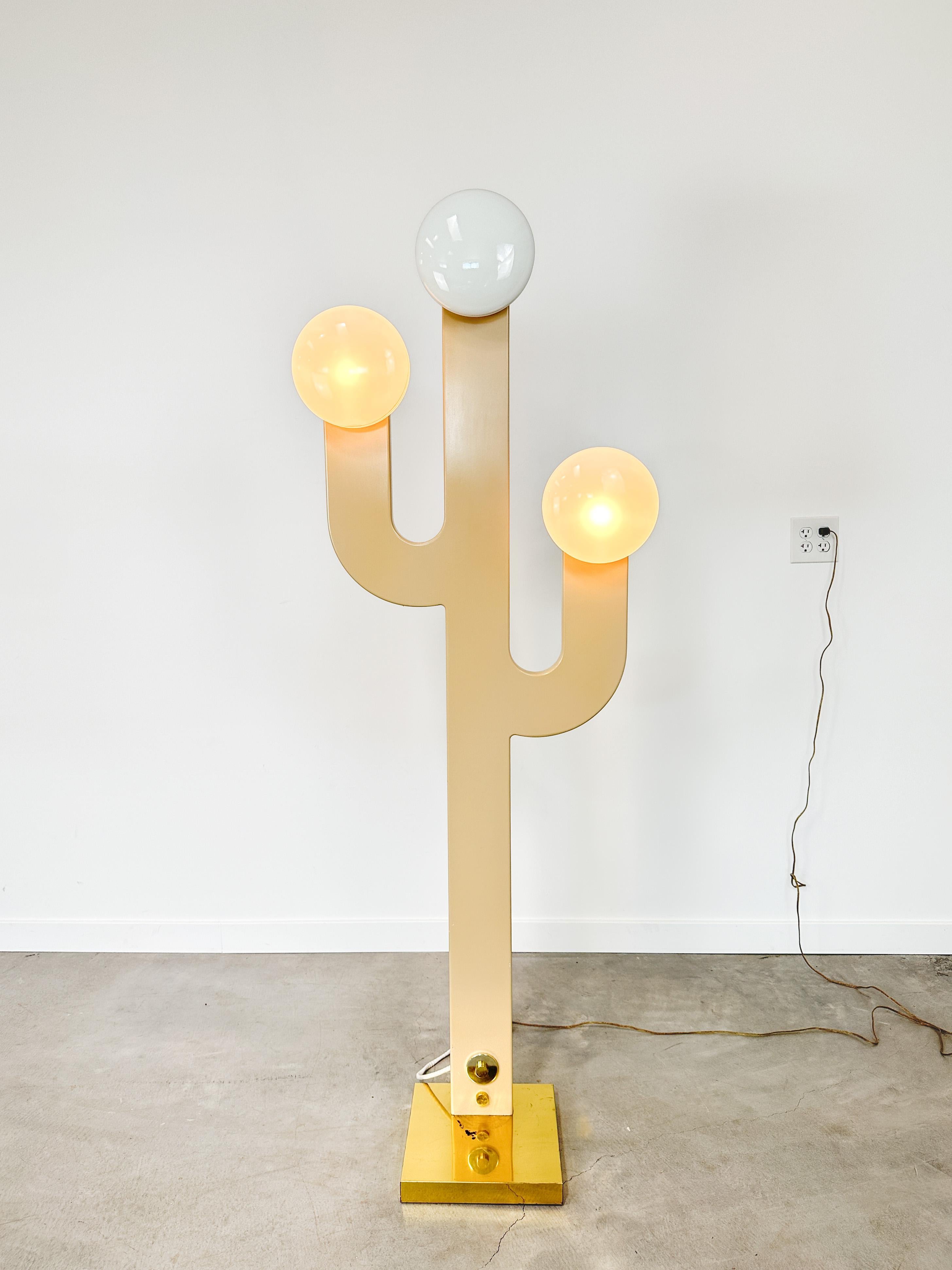 Post-Modern 1980s Postmodern Cactus Floor Lamp