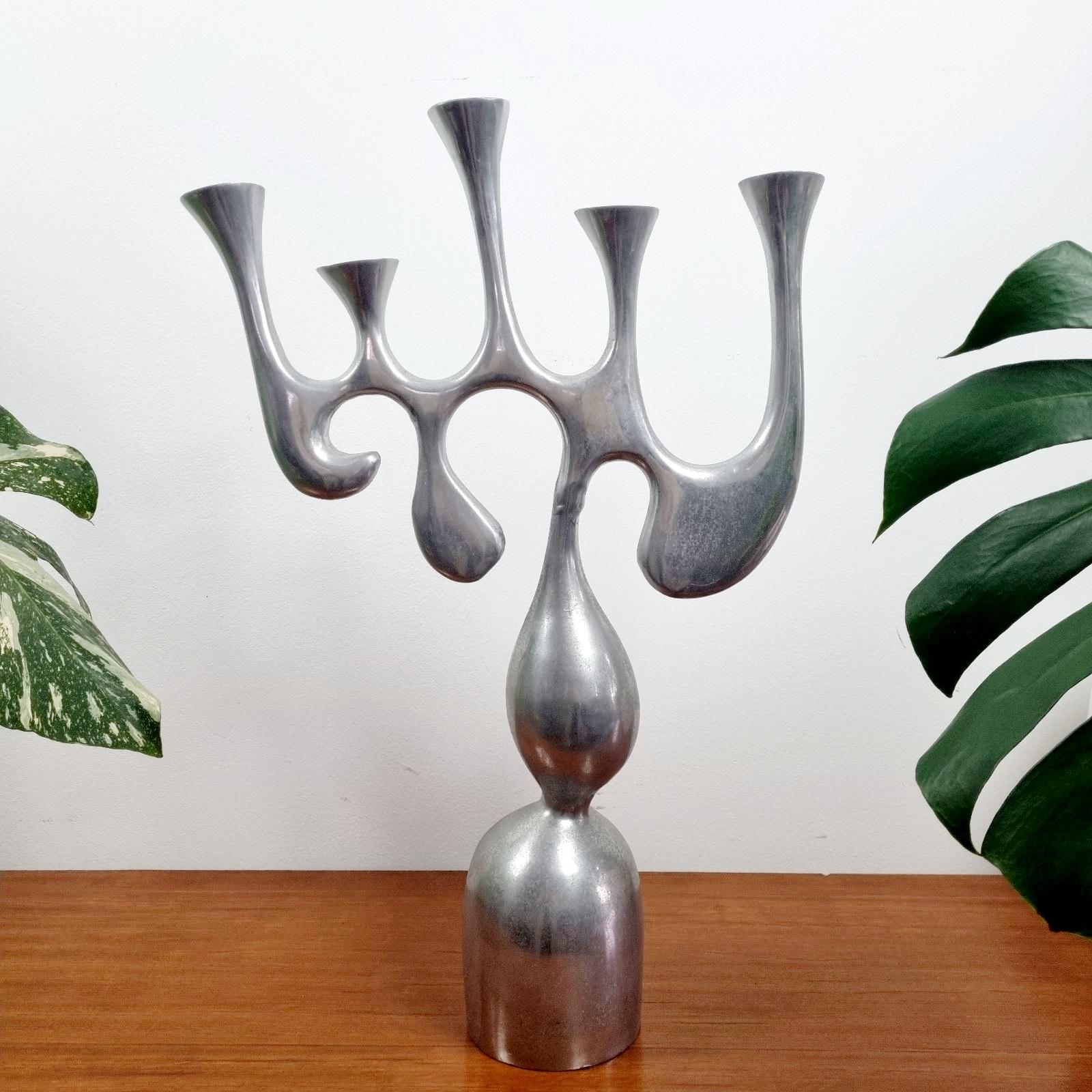Postmoderner Kandelaber entworfen von Pucci De Rossi, 2009 (Aluminium) im Angebot
