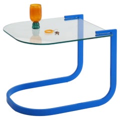 Vintage Postmodern Cantilever Side Table, 1980s
