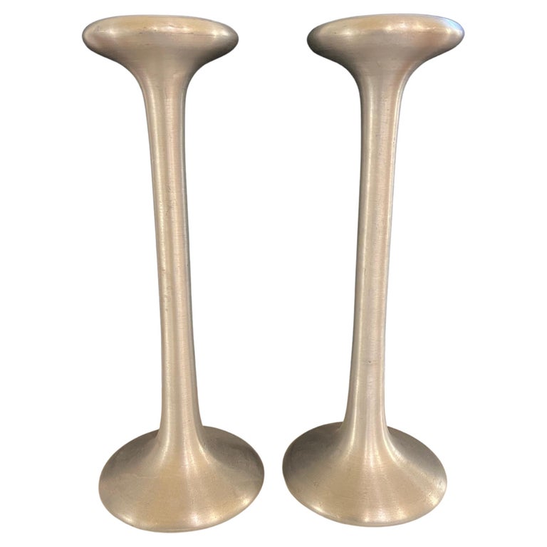 Postmoderne Carl Ojerstam IKEA-Teelicht-Kerzenhalter aus gebürstetem Stahl Kagla Design, Carl Ojerstam im Angebot bei 1stDibs Deutschland