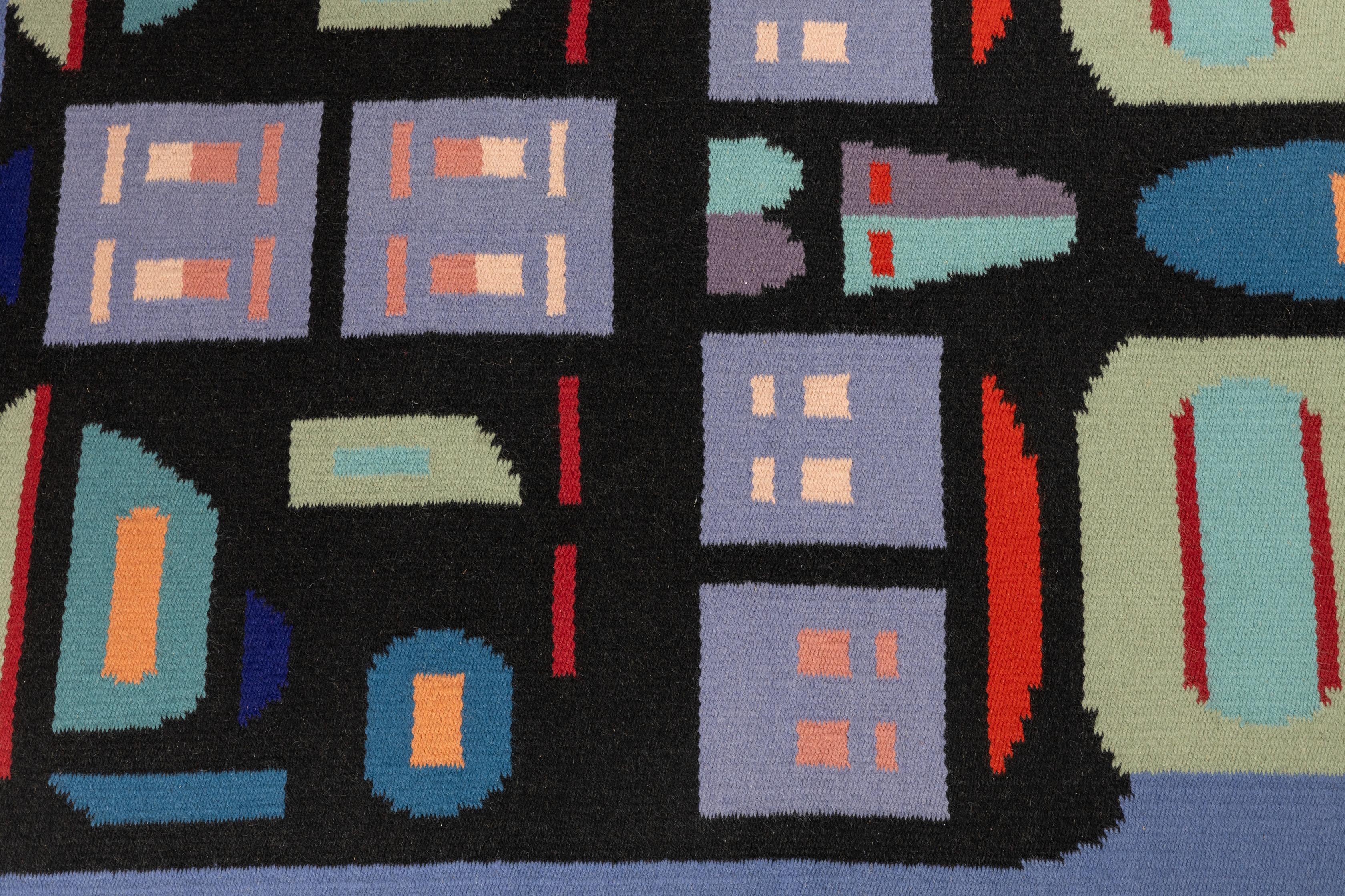 Postmodern Carpet, 1980's For Sale at 1stDibs