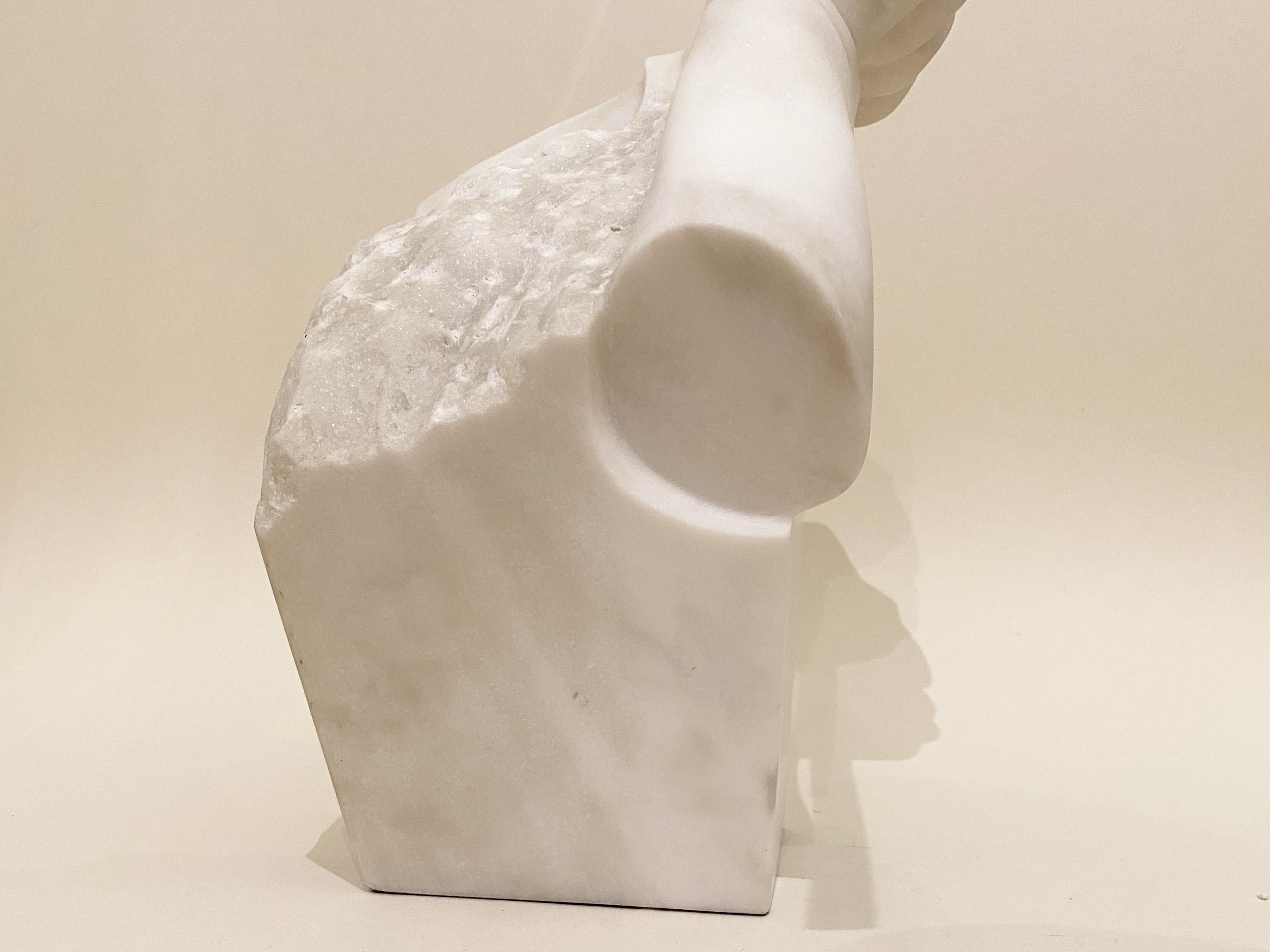 Scultura postmoderna di mani in marmo di Carrara di Eric Theret, Francia, anni Novanta. in vendita 7