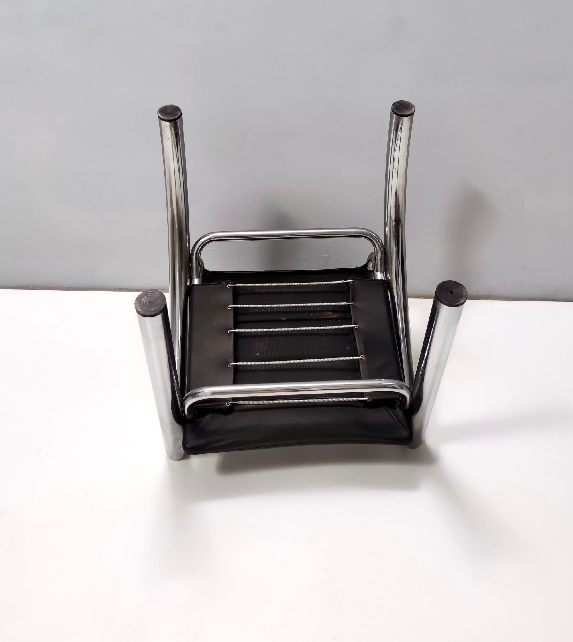 Fauteuil postmoderne en cuir « Cassiopea » de Gae Aulenti pour Elam, Italie, 1976 en vente 3