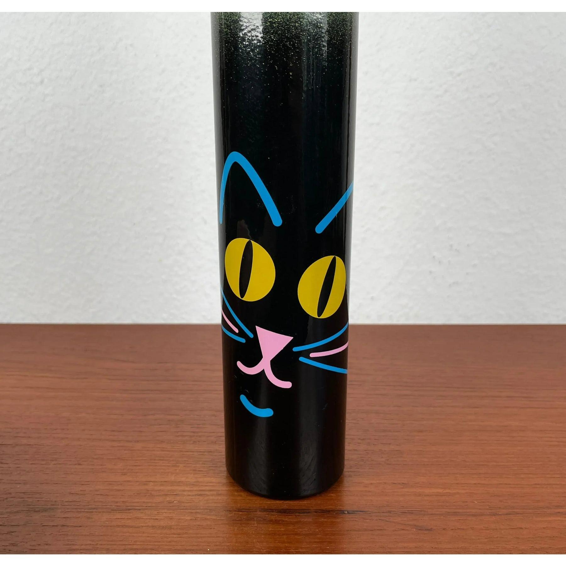 Bottiglia con design di gatto postmoderno, anni '80 in vendita 2